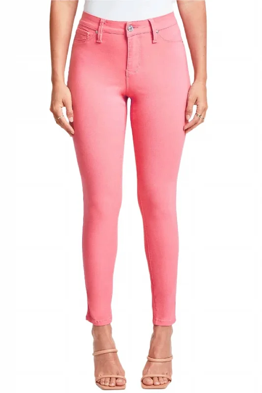 Hyperstretch Skinny Jeans In Shell Pink