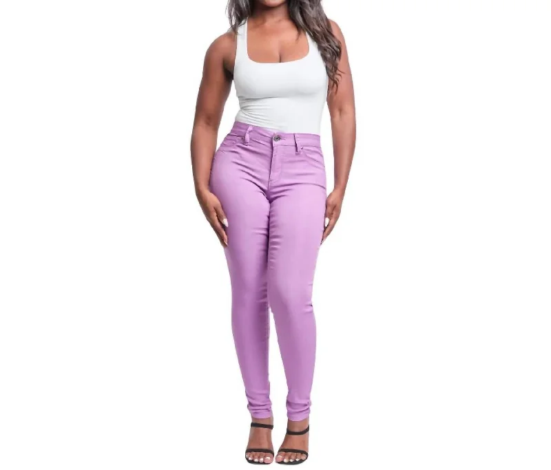 Junior Mid-Rise Skinny Jeans In Hydrangea