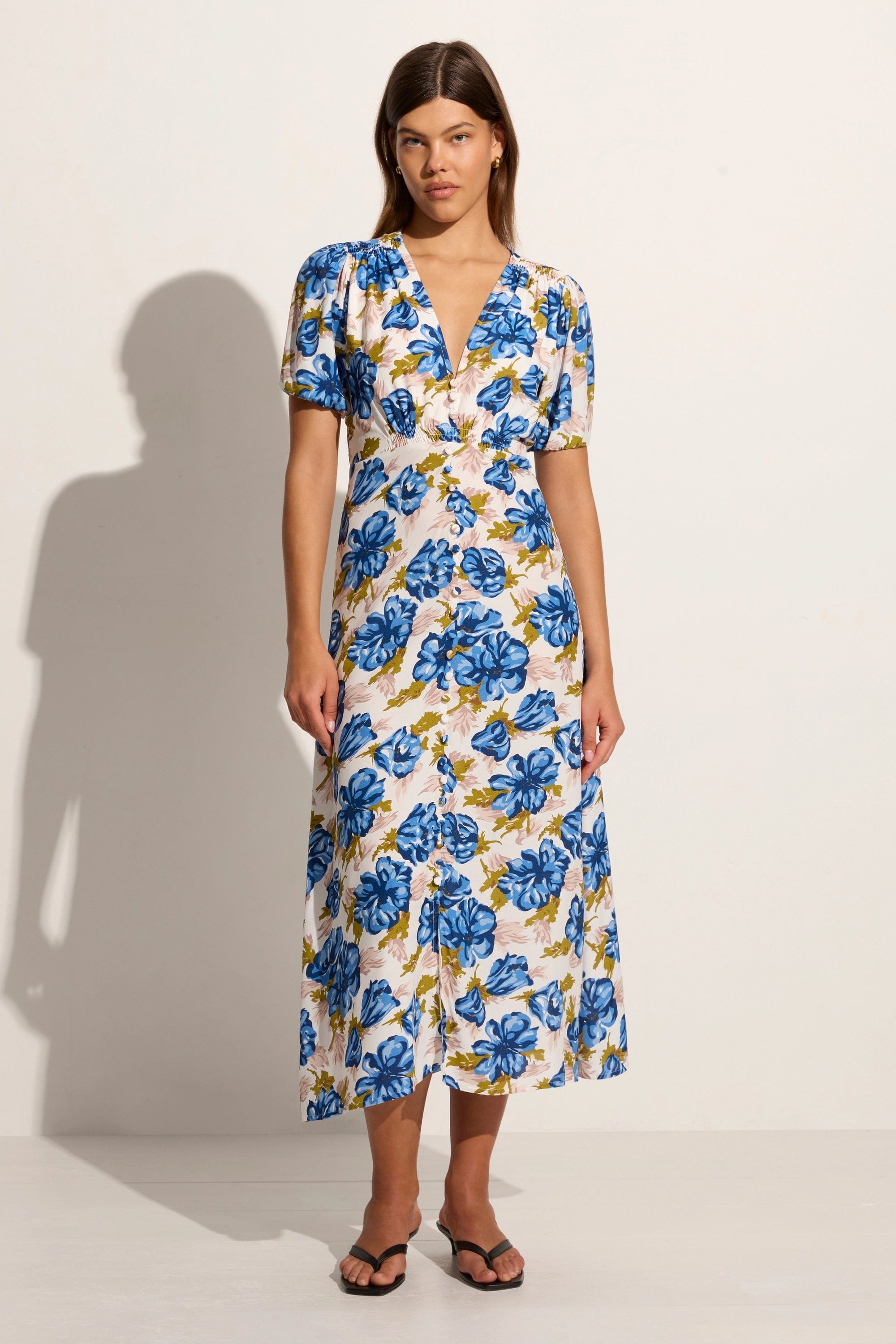 Bellavista Midi Dress Isadora Floral Navy - Final Sale