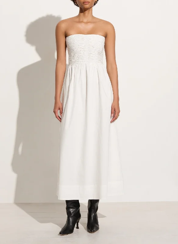 Dominquez Midi Dress White