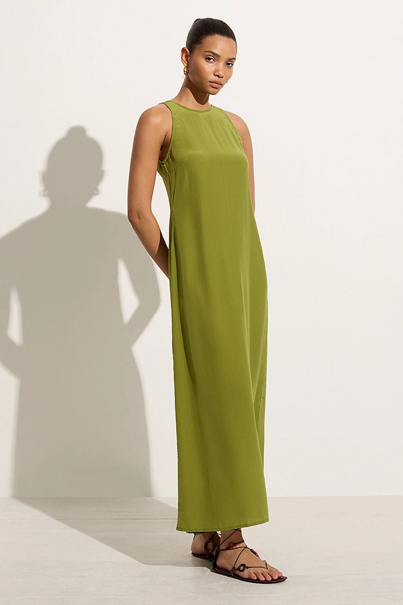 Esposende Midi Dress Palm Green - Final Sale