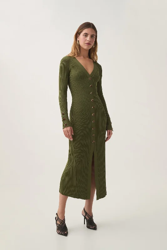 Ondine Knit Midi Dress