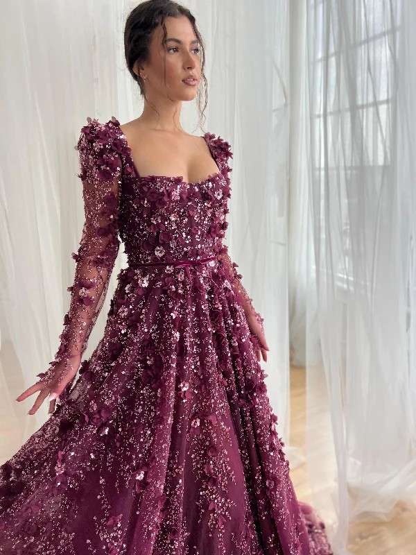 Plum Royalty Gown