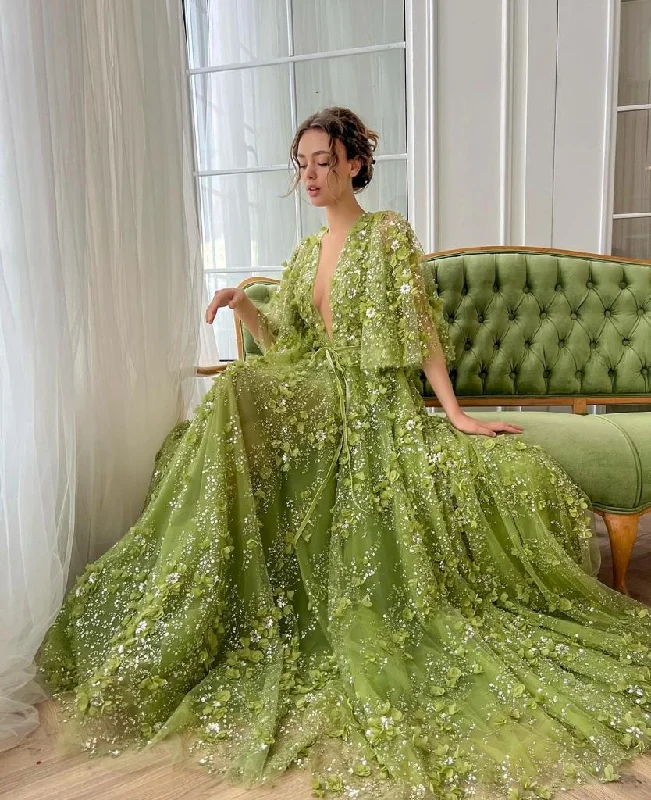 Verdant Winter Gown