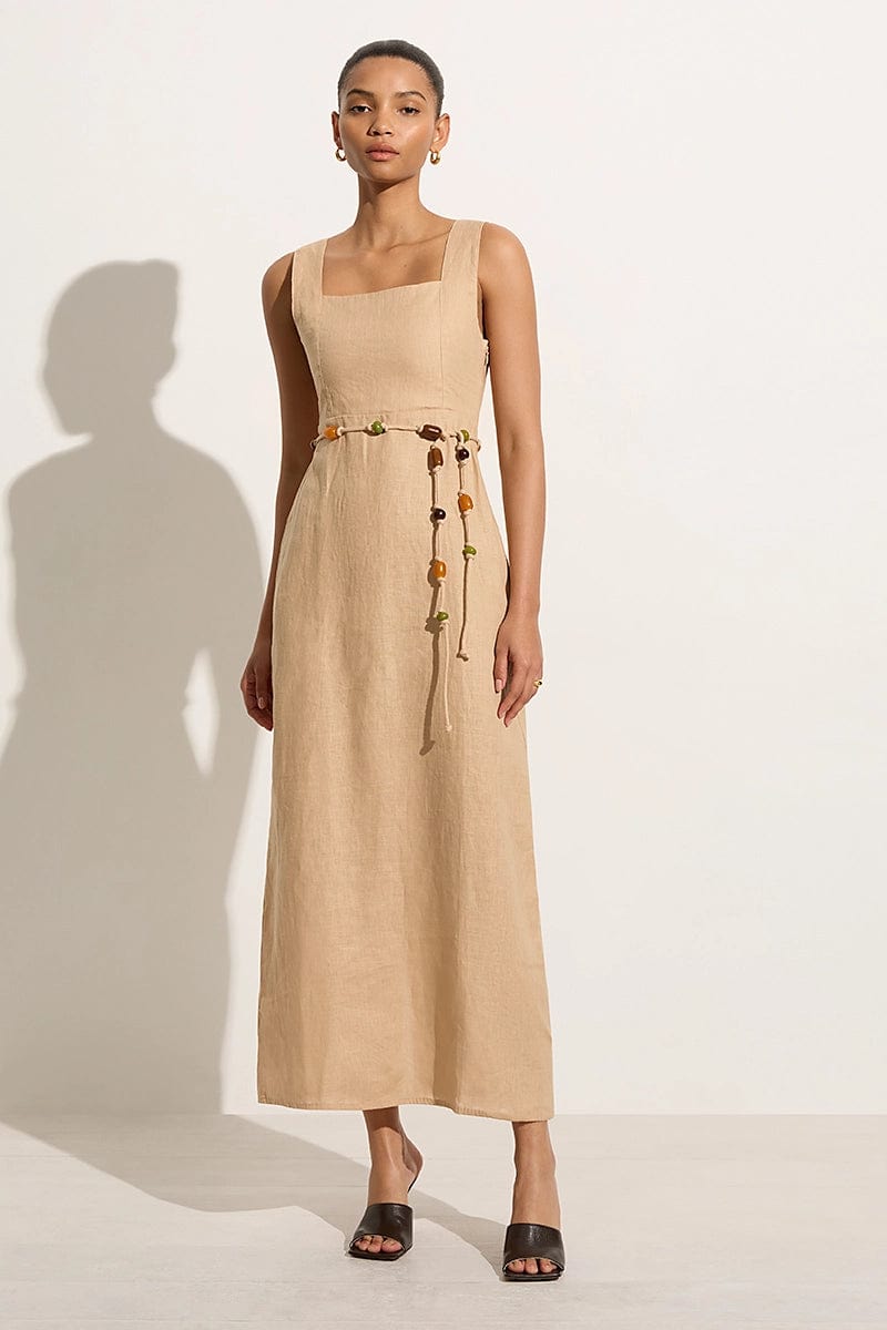 Zana Midi Dress Sand - Final Sale