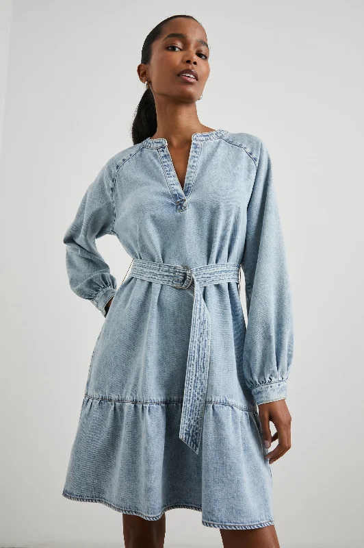 LILA DRESS - FADED INDIGO