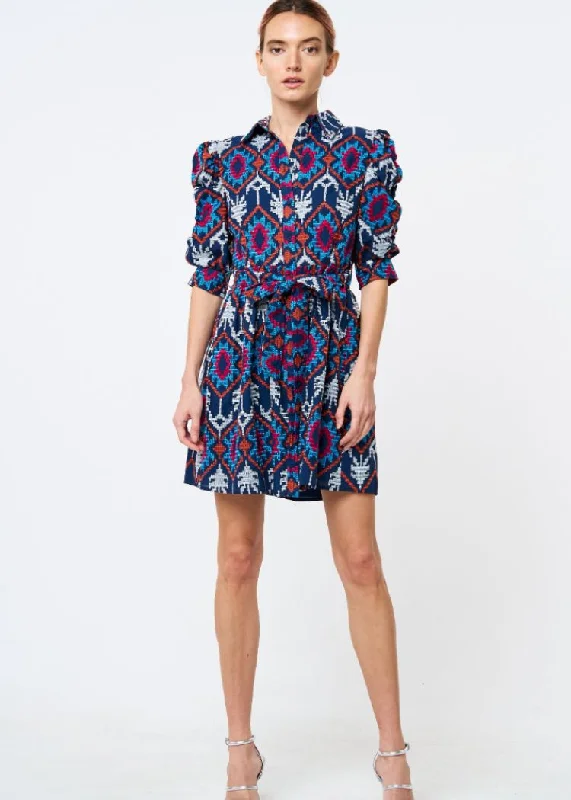 Ciebon Bethany Embroidered Mini Dress- Navy ***FINAL SALE***