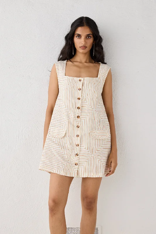 Heidi Linen Mini Dress Juno