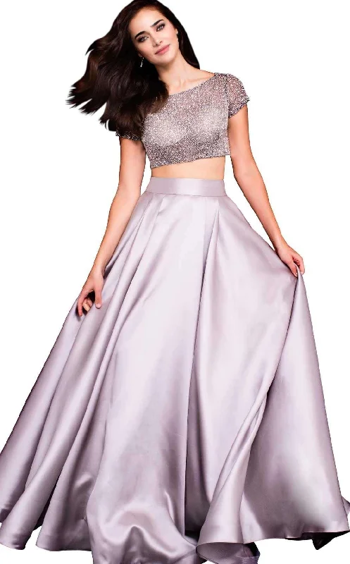 Jovani 59818 Two Piece Long Formal Prom Gown