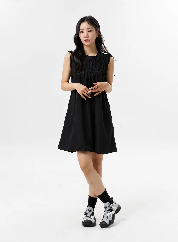 Sleeveless Wide Mini Dress OL318